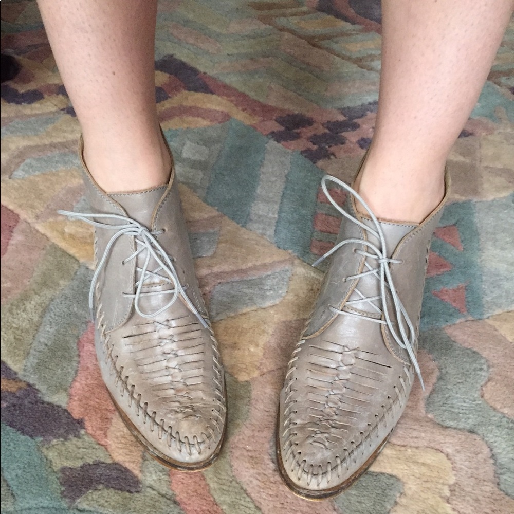 Anthropologie Boots with Hidden Heel